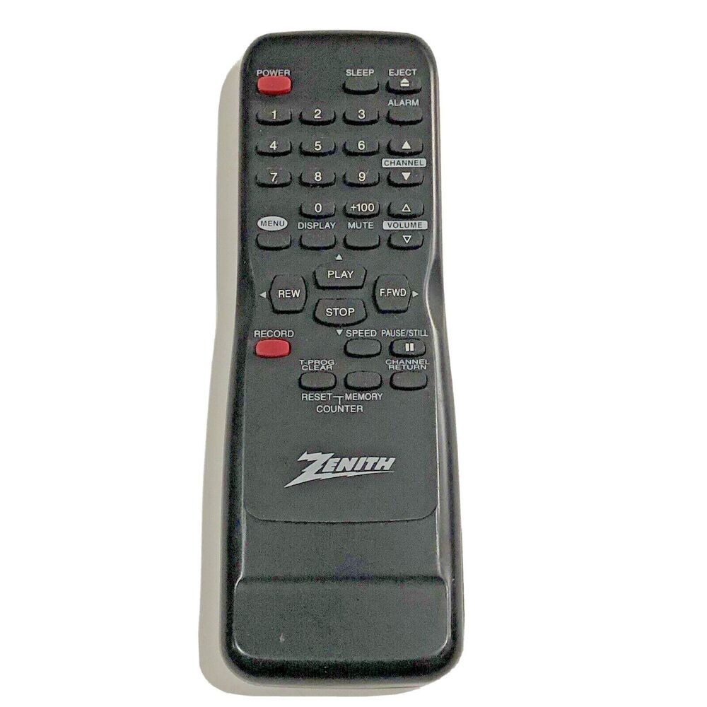 Original Zenith VCR N0243UD Remote Control Tested ZN10 EUC